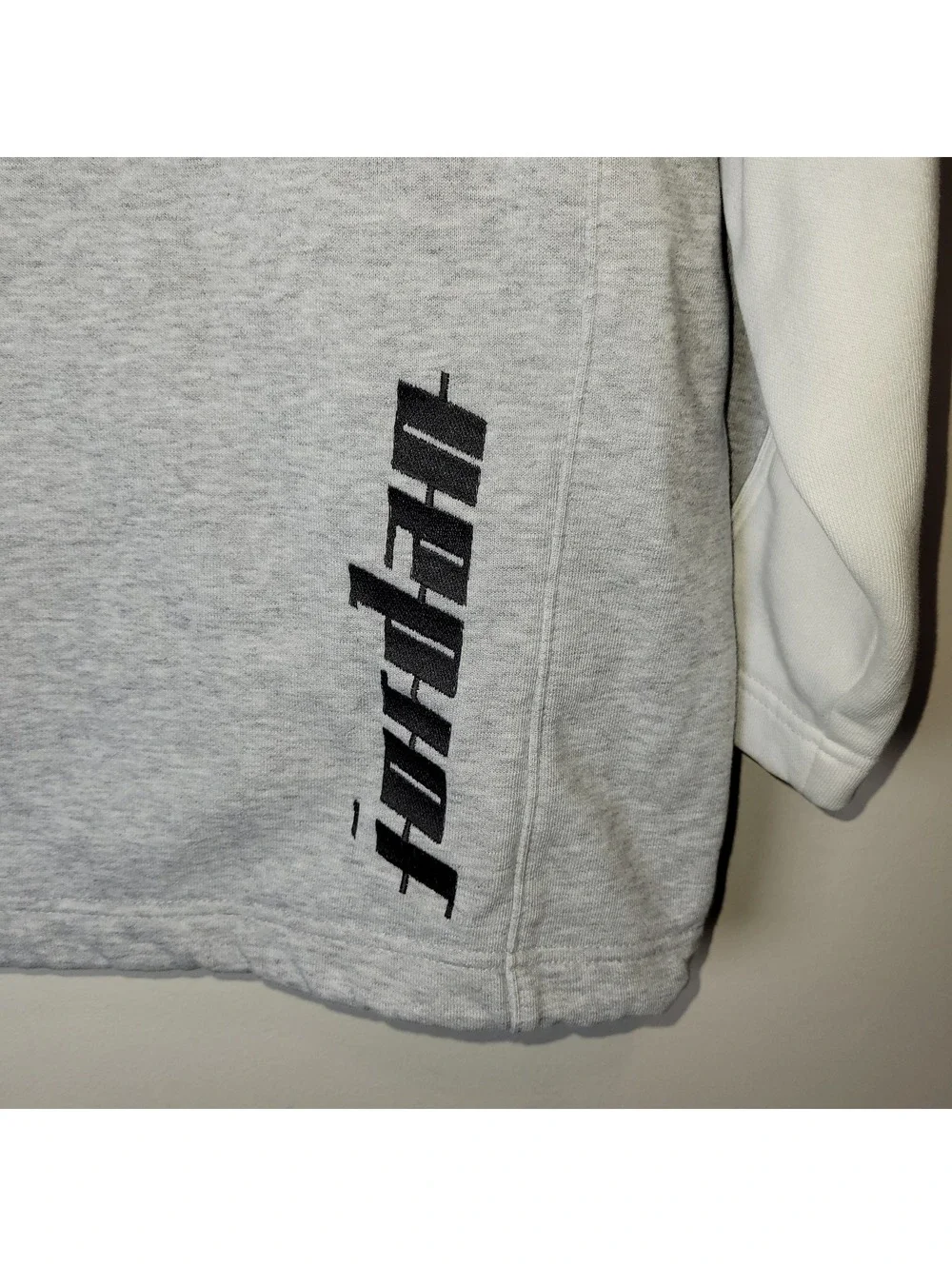 VTG Nike Air Jordan 2005 Grey White Colorblock Hoodie Men's L 20 Years Tag